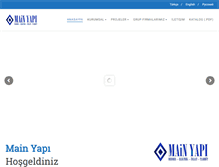 Tablet Screenshot of mainyapi.com